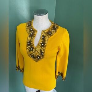 Vintage Wool Embellished sweater